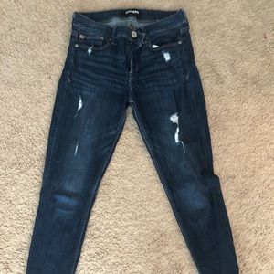 Express jean leggings. Size 4R mid rise